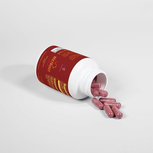 Beetroot powder capsules, high nitric oxide